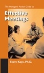 Cover: Managers Pocket Guide to Effective Meetings - HRD Press, Inc.