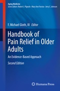 Cover: Handbook of Pain Relief in Older Adults - Humana