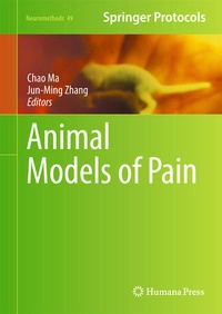 Enlarge image Cover: Animal Models of Pain - Humana Press Inc.