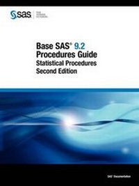 Enlarge image Cover: Base SAS 9.2 Procedures Guide - SAS Institute