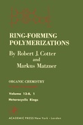 Cover: Ring-Forming Polymerizations Pt B 1 - Academic Press