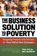 Cover: Business Solution to Poverty - Berrett-Koehler Publishers