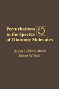 Cover: Perturbations in the Spectra of Diatomic molecules - Academic Press