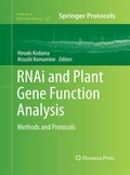 Cover: RNAi and Plant Gene Function Analysis - Humana Press Inc.