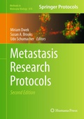 Cover: Metastasis Research Protocols - Humana