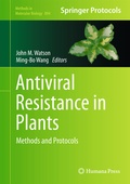 Cover: Antiviral Resistance in Plants - Humana