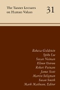Cover: The Tanner Lectures on Human Values - University of Utah Press,U.S.