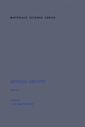 Cover: Epitaxial Growth Part A - Academic Press