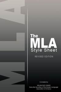 Enlarge image Cover: The MLA Style Sheet - www.bnpublishing.com