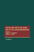 Cover: Applied Optics and Optical Engineering V9 - Academic Press
