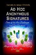 Cover: Ad Hoc Anonymous Signatures - Nova Science Publishers Inc