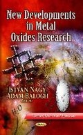 Cover: New Developments in Metal Oxides Research - Nova Science Publishers Inc