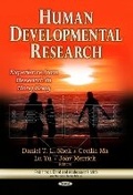 Cover: Human Developmental Research - Nova Science Publishers Inc