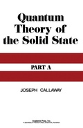 Cover: Quantum Theory of the Solid State A - Academic Press