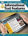 Cover: Understanding Informational Text Features, Grades 6-8 - Mark Twain Media