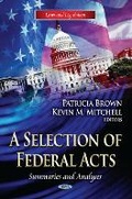Cover: Selection of Federal Acts - Nova Science Publishers Inc