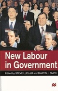 Cover: New Labour in Government - Palgrave Macmillan