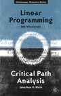 Cover: Critical Path Analysis and Linear Programming - Red Globe Press