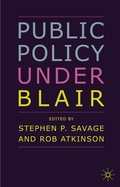 Cover: Public Policy under Blair - Red Globe Press
