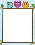 Cover: Colorful Owls on a Branch Computer Paper - Carson Dellosa Education