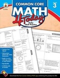 Cover: Common Core Math 4 Today, Grade 3 - Carson Dellosa Education
