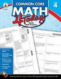 Enlarge image Cover: Common Core Math 4 Today, Grade 4 - Carson Dellosa Education