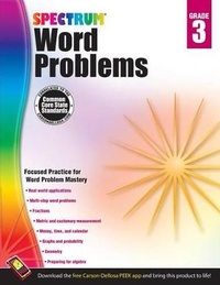 Enlarge image Cover: Word Problems, Grade 3 - Spectrum
