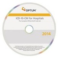 Cover: ICD-10-CM: The Complete Official Draft Code Set for Hospitals eBook on CD - Optuminsight