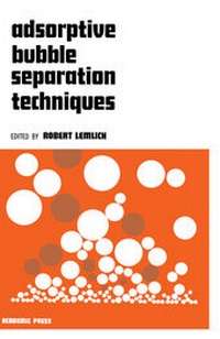 Abbildung von: Adsorptive Bubble Separation Techniques - Academic Press
