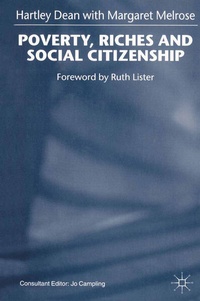 Enlarge image Cover: Poverty, Riches and Social Citizenship - Palgrave Macmillan