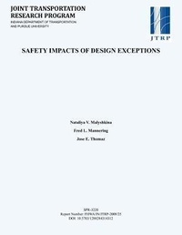 Enlarge image Cover: Safety Impacts of Design Exceptions - Purdue University Press