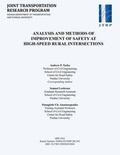 Cover: Analysis and Methods for Improvement of Safety at High-Speed Rural Intersections - Purdue University Press