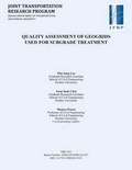 Cover: Quality Assessment of Geogrids Used for Subgrade Treatment - Purdue University Press