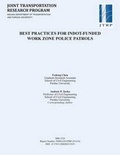Cover: Best Practices for Indot-Funded Work Zone Police Patrols - Purdue University Press