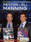 Cover: Peyton & Eli Manning in the Community - Rosen Education Service