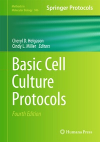 Abbildung von: Basic Cell Culture Protocols - Humana Press Inc.