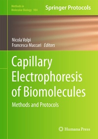 Abbildung von: Capillary Electrophoresis of Biomolecules - Humana