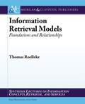 Cover: Information Retrieval Models - Morgan & Claypool Publishers