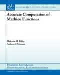 Cover: Accurate Computation of Mathieu Functions - Morgan and Claypool Life Sciences