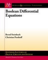 Enlarge image Cover: Boolean Differential Equations - Morgan and Claypool Life Sciences