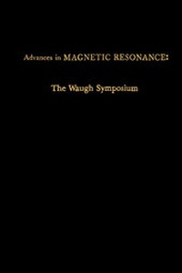Abbildung von: Advances in Magnetic Resonance - Academic Press