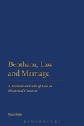 Cover: Bentham, Law and Marriage - Bloomsbury Academic USA