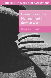 Enlarge image Cover: Human Resource Management in Service Work - Red Globe Press