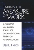 Cover: Taking the Measure of Work - IAP - Information Age Publishing