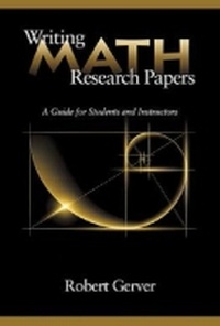 Enlarge image Cover: Writing Math Research Papers - Information Age Publishing
