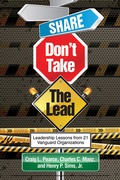 Cover: Share, Don&acirc;EUR(TM)t Take the Lead - Information Age Publishing