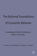 Cover: The Rational Foundations of Economic Behaviour - Palgrave Macmillan