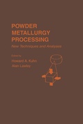 Cover: Powder Metallurgy Processing - Academic Press