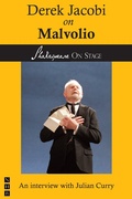 Cover: Derek Jacobi on Malvolio - Nick Hern Books
