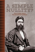 Cover: Simple Nullity? - Auckland University Press